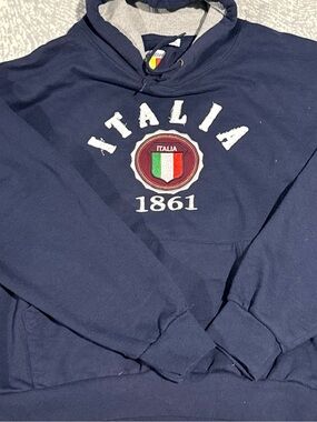 Creative Labs Italia 1861 Navy Blue Pullover Hoodie - XL